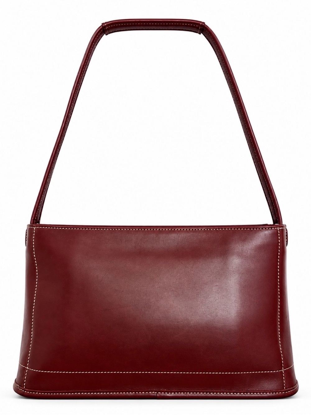 Vintage Coach 9809 Burgundy Leather Shoulder Bag USA